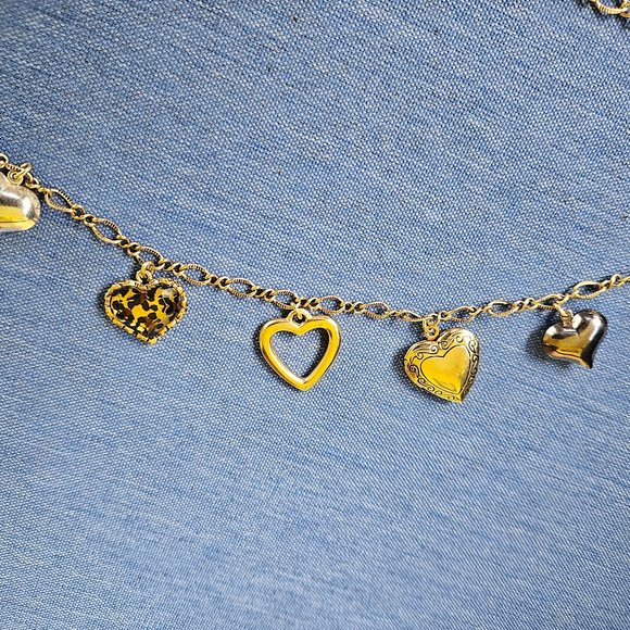 ❤️💛Betsey Johnson 15 HEARTS Necklace - EPC💛❤️ - Picture 7 of 7